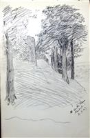 cc02980 Carter sketch book page 25.jpg; cc02980; Sketch book of Reverend Henry Carter; Album
